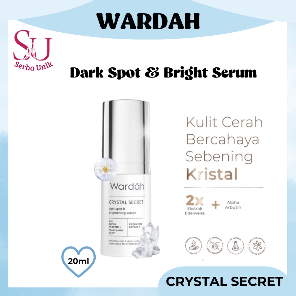 Wardah Crystal Secret Dark Spot &amp; Brightening Serum 20ml