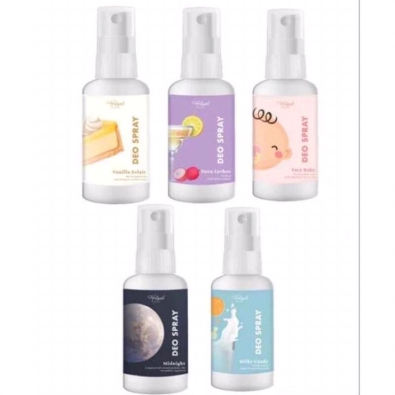 Body Mist dan Shimmer Mist By Holigrelskincare - HELLO NOONA MASKER KOMEDO