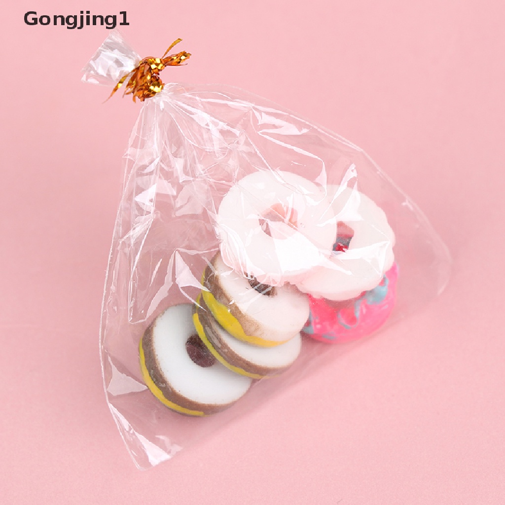 Gongjing1 Mainan Miniatur Makanan Penutup / Teh / Snack / Macaroon Untuk Aksesoris Rumah Boneka 1 / 12