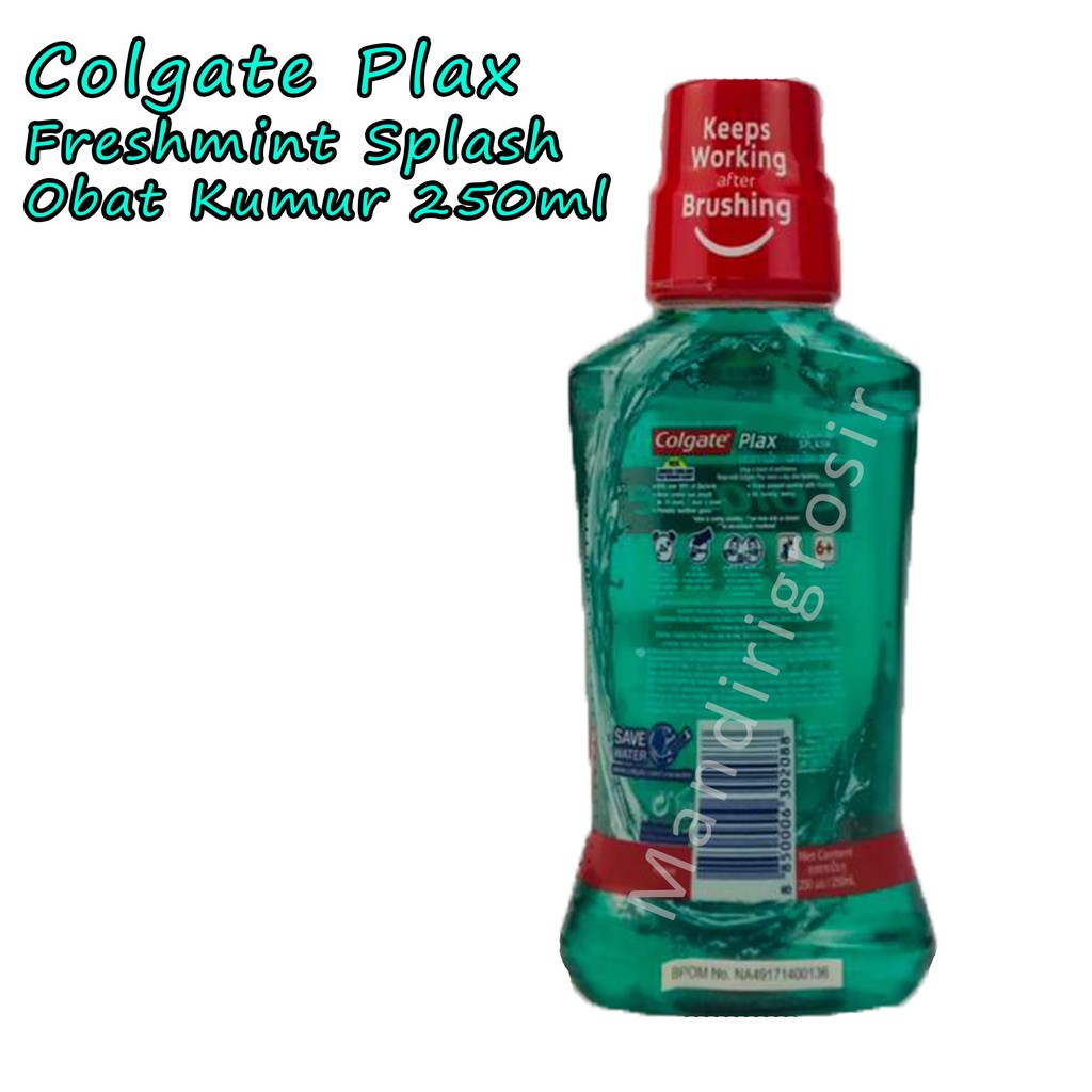 Obat Kumur *Colgate Plax * Peppermint Splash* 250ml