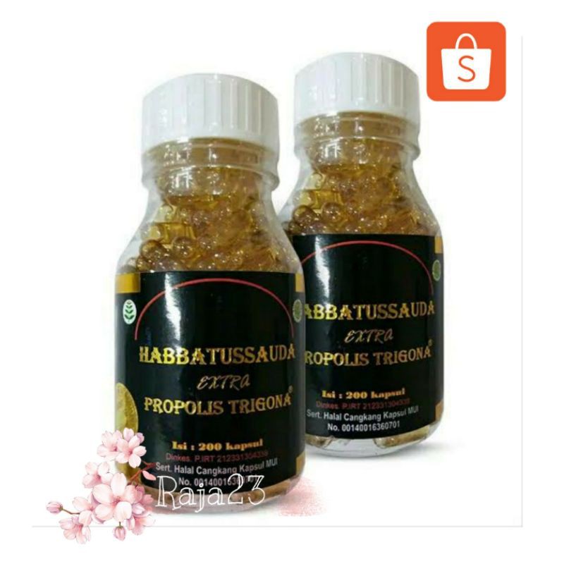 Kapsul Habbatussauda UMS Ekstra Propolis Trigona