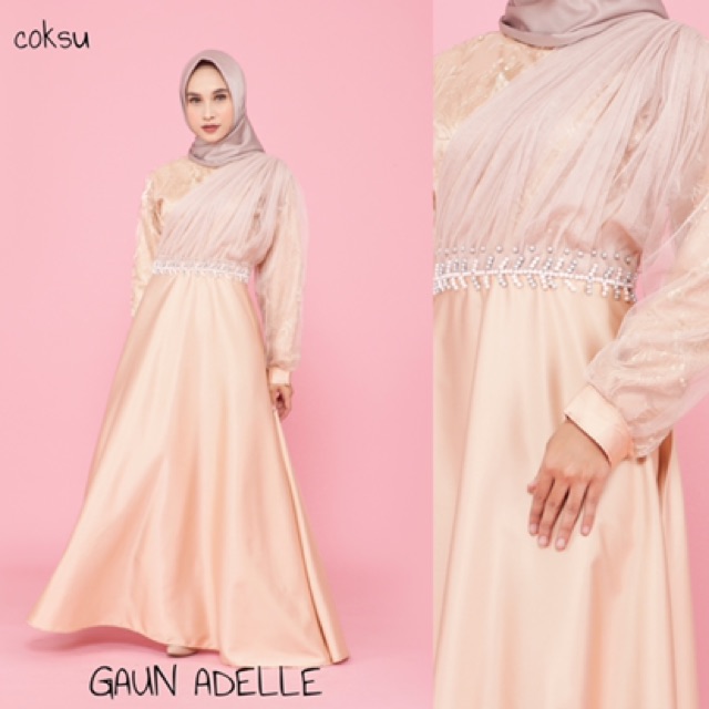 GAUN ADELLE / GAUN HIJAB / GAUN BRIDESMAID / GAUN KONDANGAN