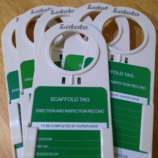 Jual LOTOTO LSLT01 Safety Lockout Tagout Scaffold Holder Tag | Shopee ...