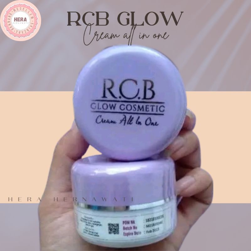 Cream All in One RCB Glow Forte Step 1 Kemasan Emboss / Krim 2 in 1