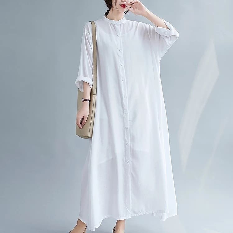 RAHMANIA DRESS - dress wanita / midi dress / dress polos / dres kekinian / dress murah