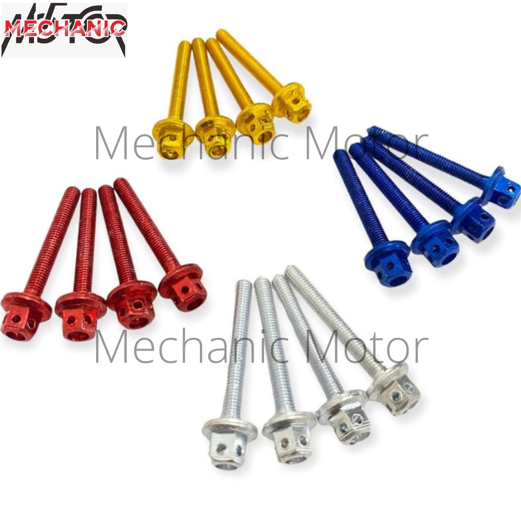 BAUT PROBOLT VISOR NMAX ADV LEXI UNTUK ANTI JEBOL HARGA PERBIJI/SATUAN FULL CNC BAUT VISOR VARIASI M