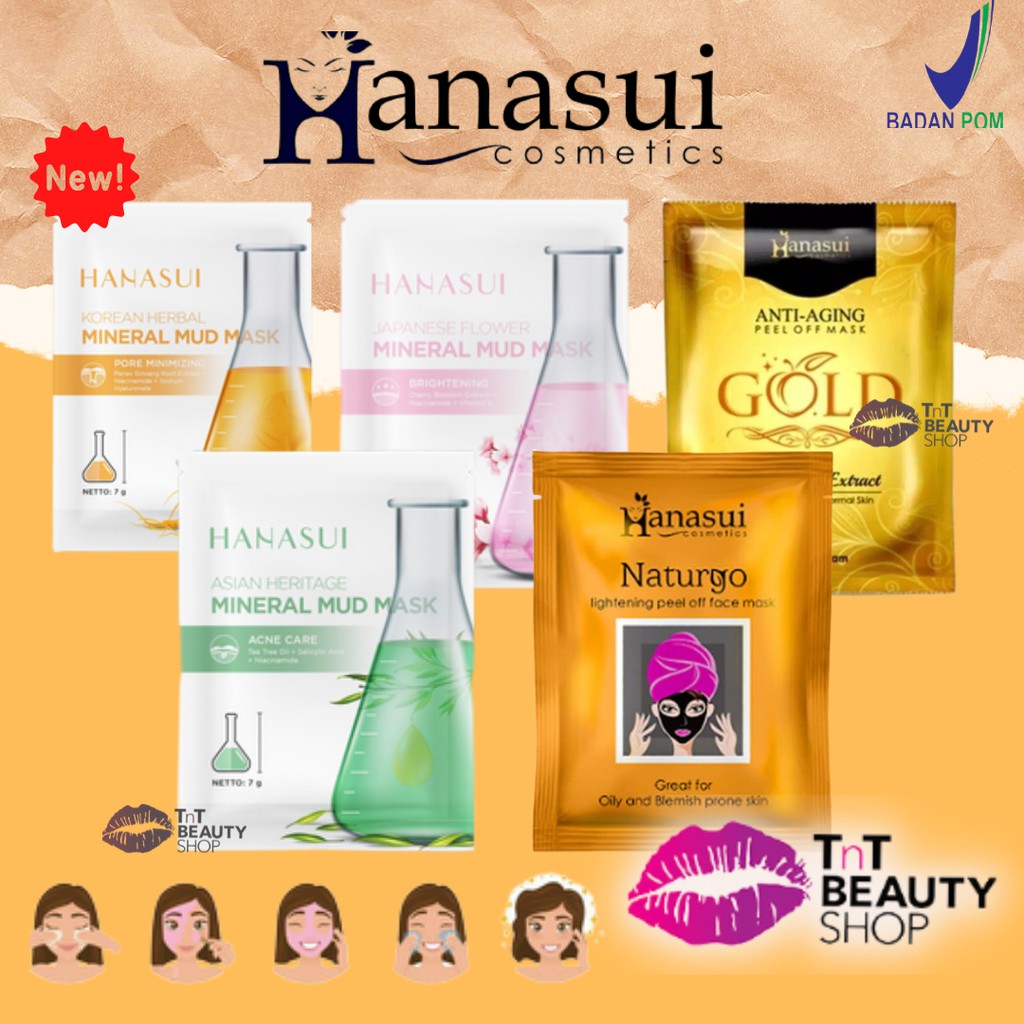 [BPOM] Naturgo BPOM / Hanasui Naturgo / Masker Lumpur