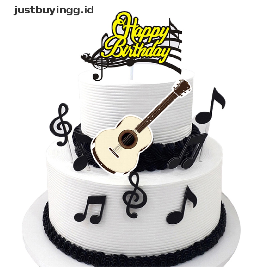 Topper Kue Desain Happy Birthday Untuk Dekorasi Pesta