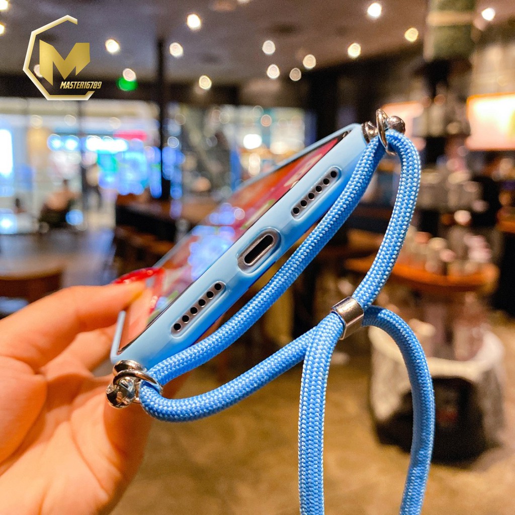 SS165 case Tali Slingcase Lanyard Rainbow Oppo A15 A15s A52 A92 A53 A33 Reno 4 4f 2020 MA846