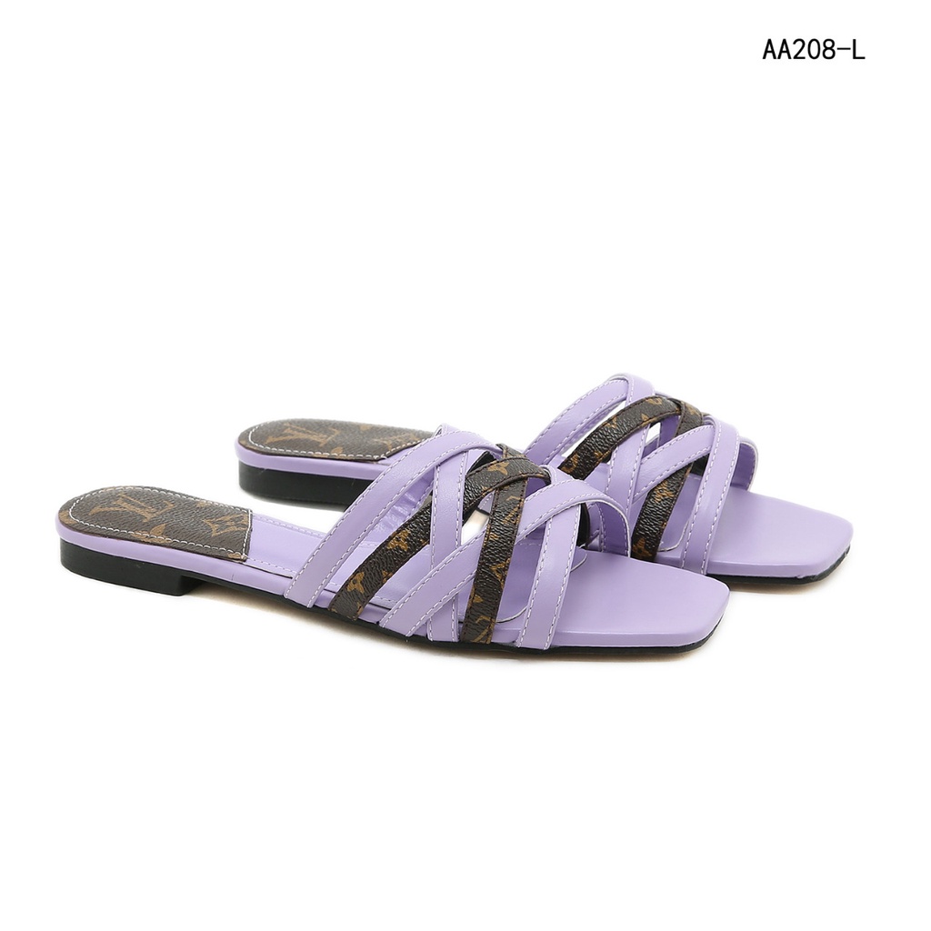 Revival Mule Flat Sandals #AA208-L