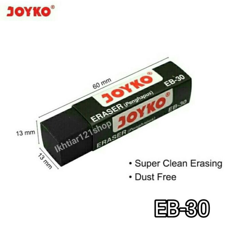 

Penghapus Pensil Joyko EB-30/Eraser Pencil Joyko Satuan/perpcs Grosir