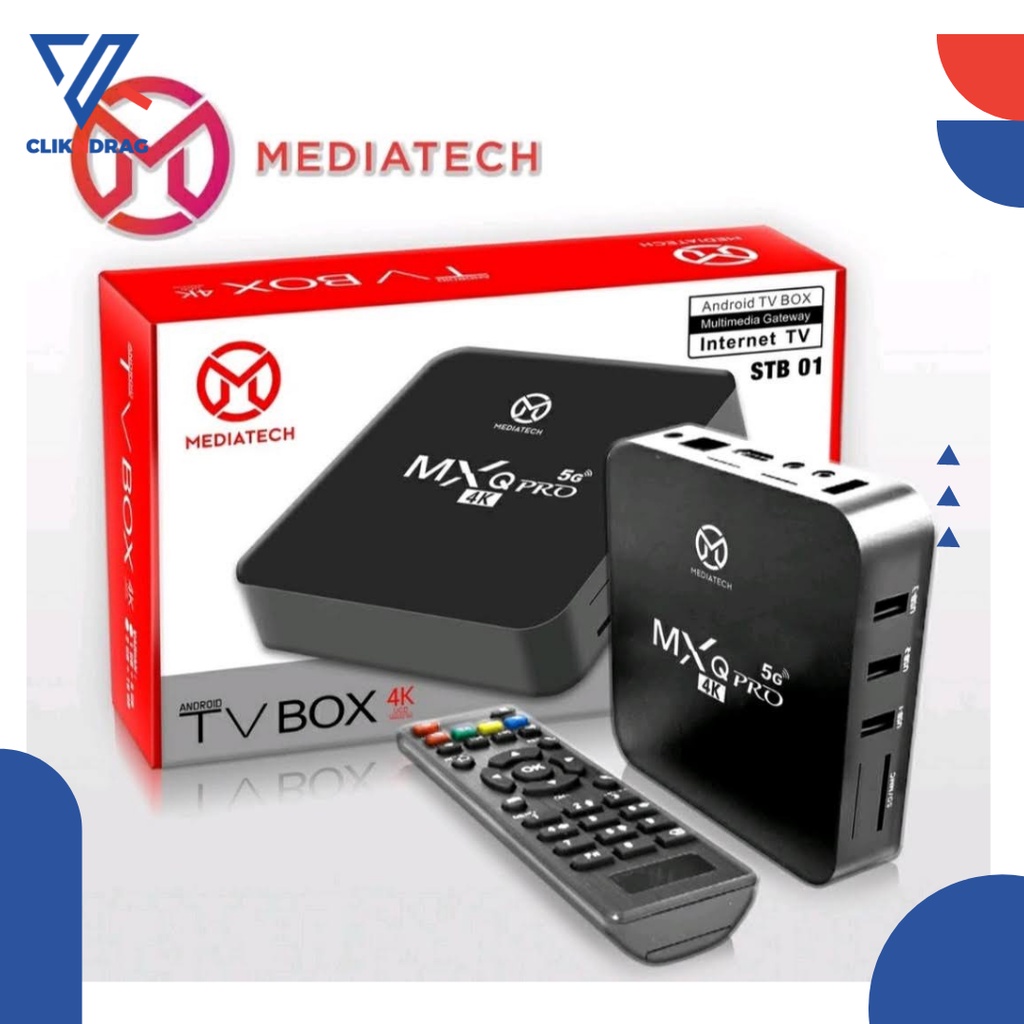 Mediatech TV BOX  MXQ Pro 4K 5G/UHD Smart TV Box  - 460202