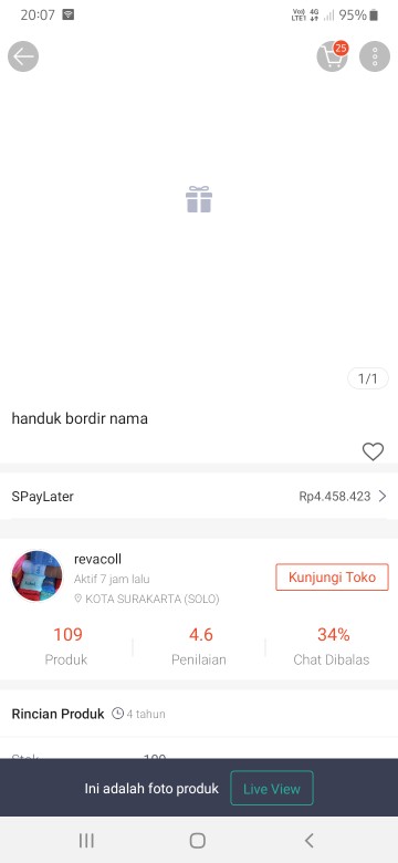 Handuk Bordir Nama