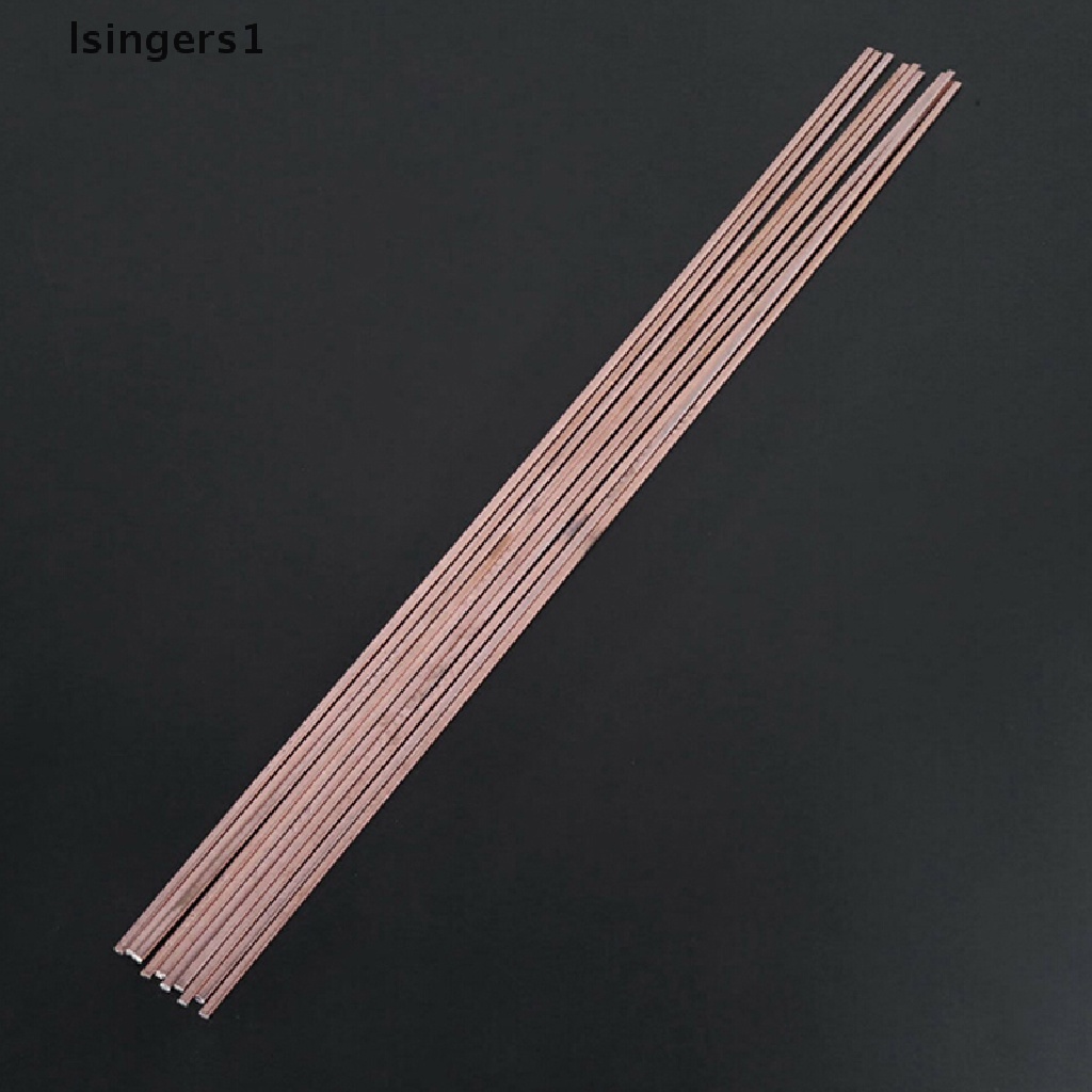 (lsingers1) 10pcs Batang Solder Suhu Rendah 3x1.3x400mm Untuk Las / Perbaikan Brazing