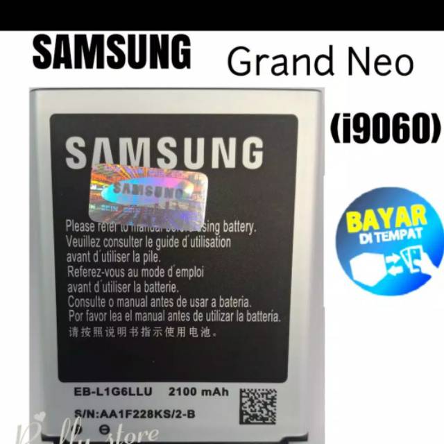 Batre bt Samsung galaxy grand neo I9060 S3 i9300 I9080 i9082 original