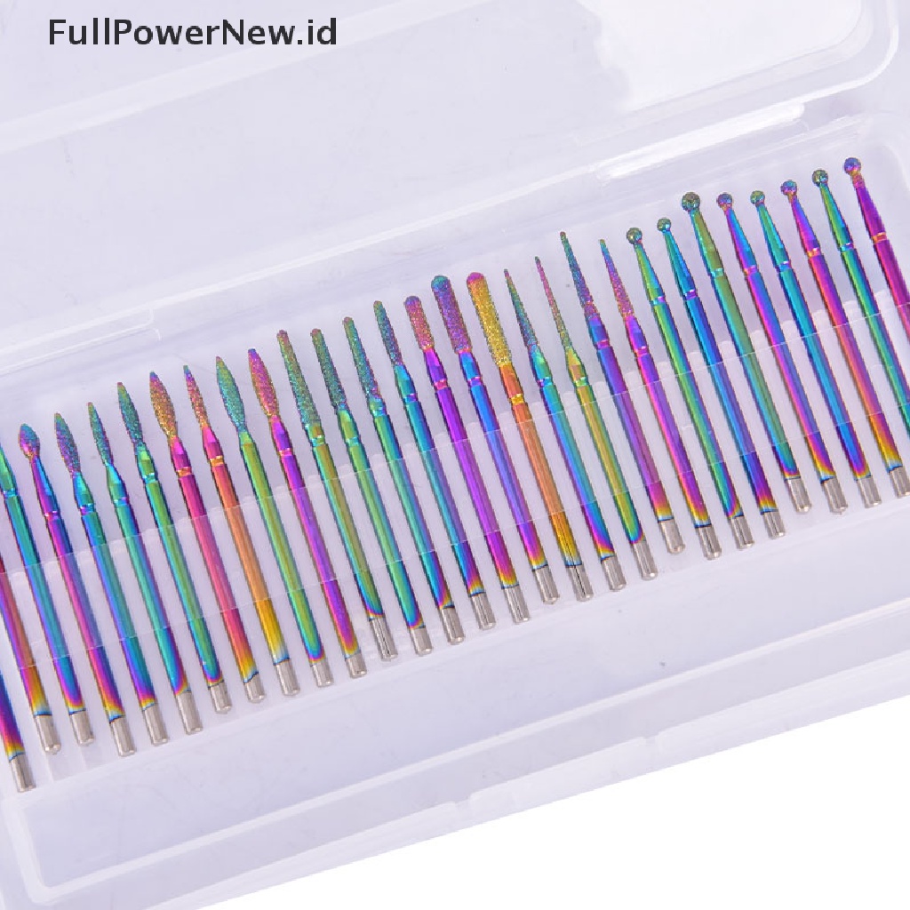 [KUKU PALSU] 10/30Pcs Nail Drill Bits Ceramic Head Nail Cuticle Polishing Manicure Art Tools .