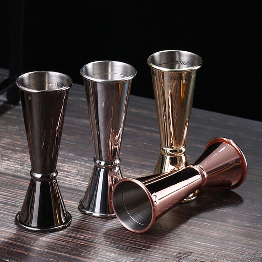 Lanfy Bar Jigger Stainless Steel Indah Jigger Pesta Club Alat Cocktail Ganda