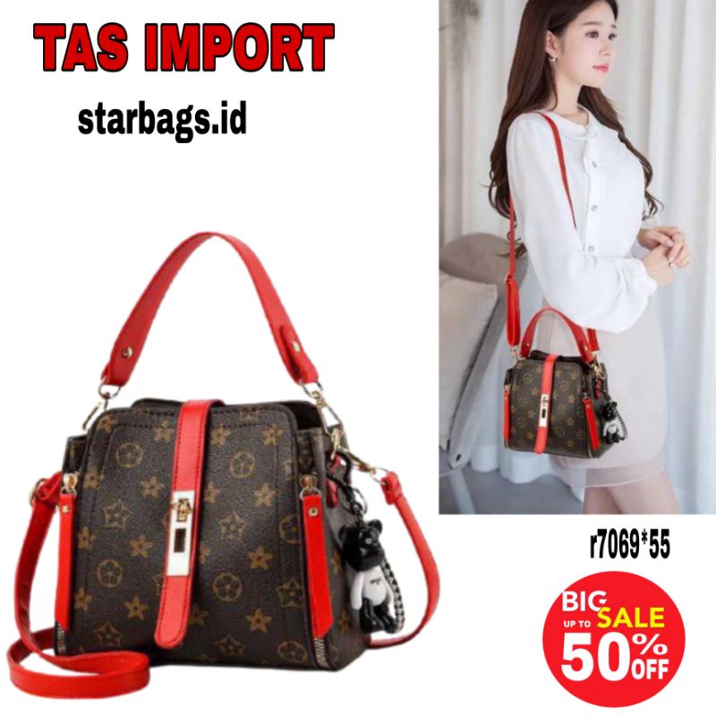 Tas Import Wanita Terbaru - Tas selempang wanita Import - Tas Slempang Wanita - Tas selempang Lv Cok