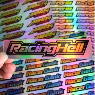 Stiker Motor Racing Hologram Bijian - RCB Protaper Proliner