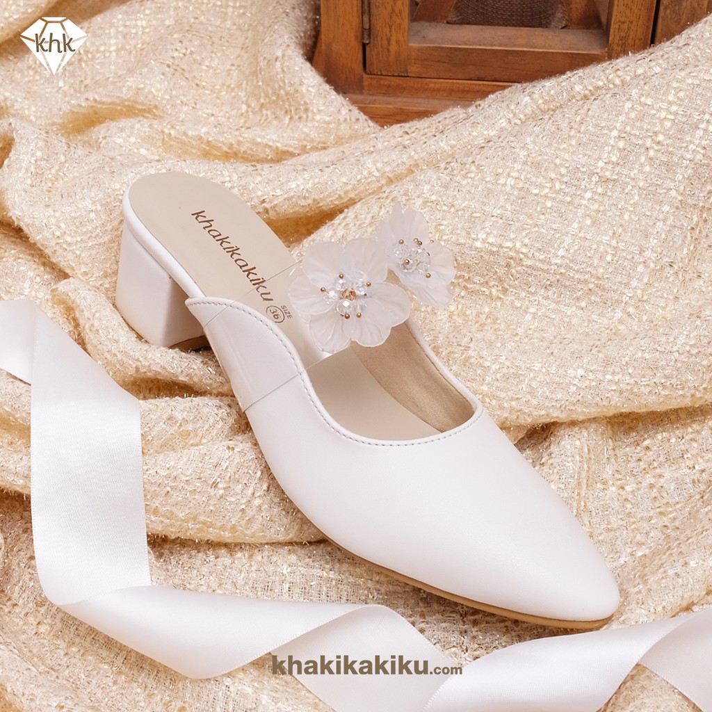 KHK by Khakikakiku Yui Heels White