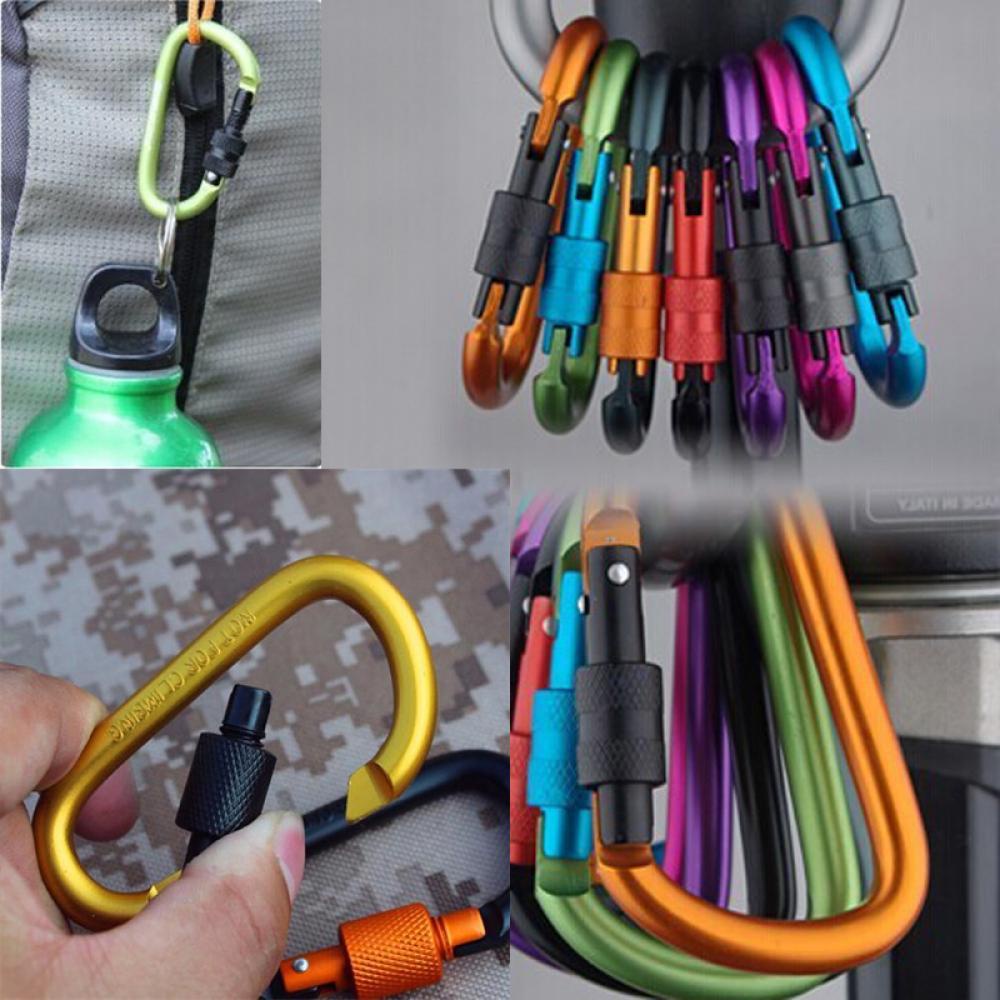 Lily 1PC Snap Hook Gantungan Kunci Outdoor EDC Tool D-Ring