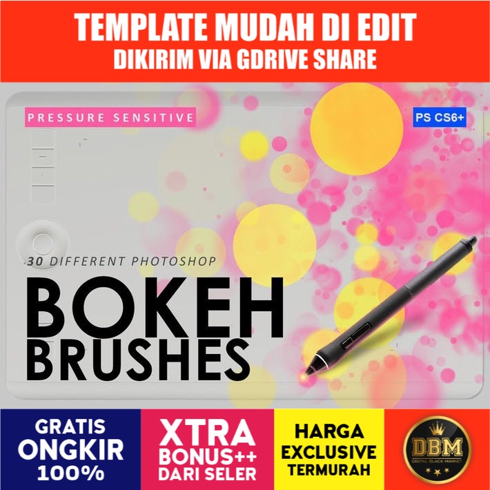 30 Bokeh - Photoshop Brushes