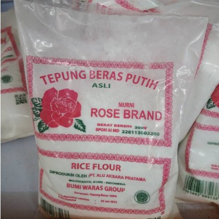 

Tepung beras rosebrand 200gr