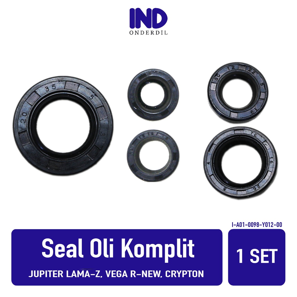 Sil-Seal Oli-Oil  Assy Set-Kit-Komplit-Lengkap Jupiter Lama-Z &amp; Vega R-New &amp; Crypton