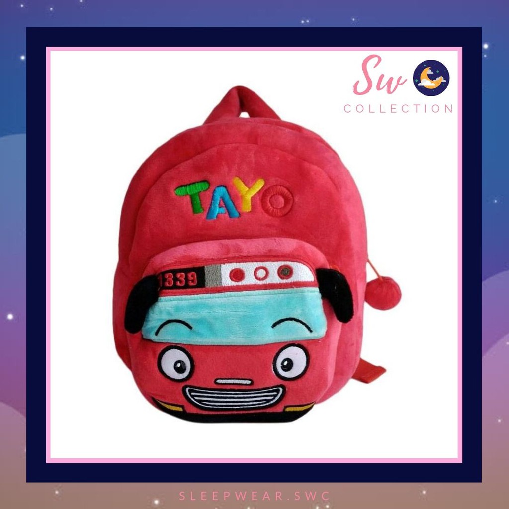 Tas Ransel Tayo / Tas Tayo Bahan Plush