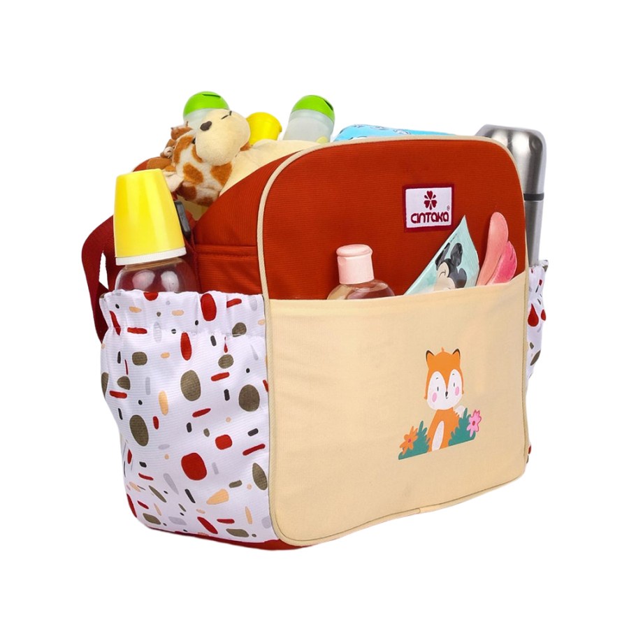 Cintaka Tas Bayi Medium Saku Print Fox Series - CBT 2852