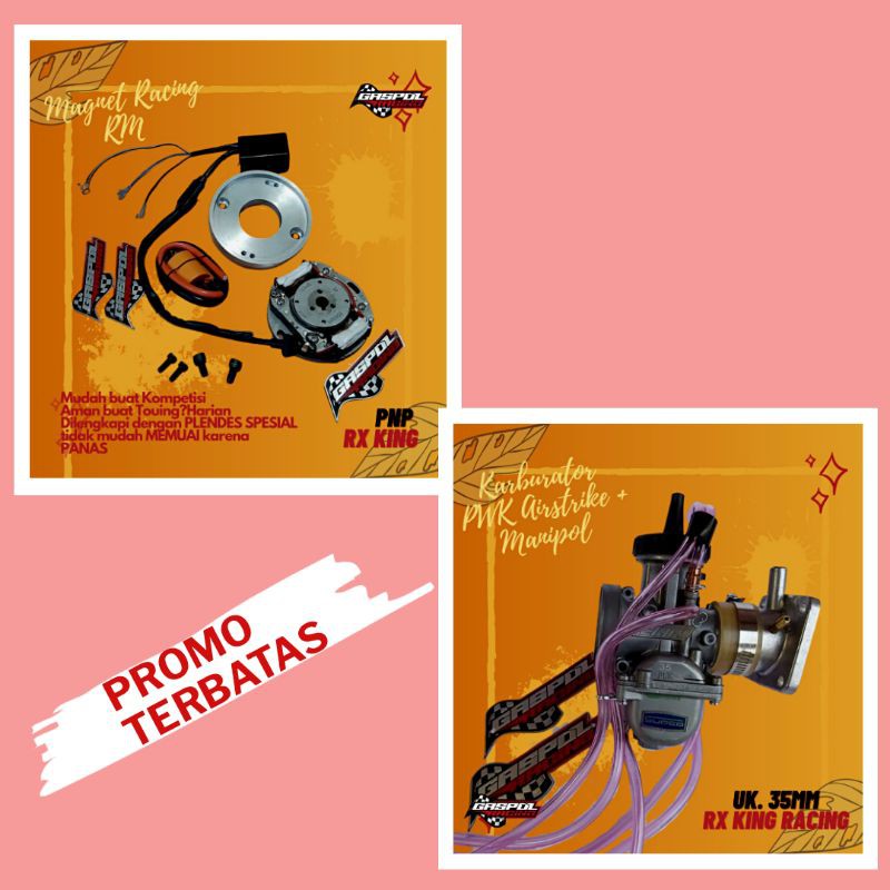 PAKET HEMAT MAGNET RM PNP RXK  + KARBU PWK SET MANIPOL KARBURASI RX KING