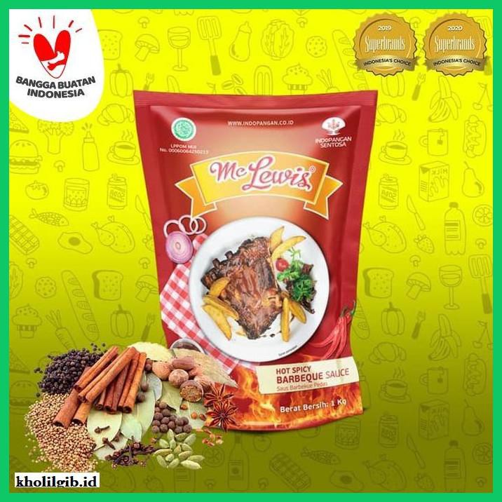 

gnidderdsaus- mc lewis hot & spicy barbeque sauce - 1kg -asliiiiii.