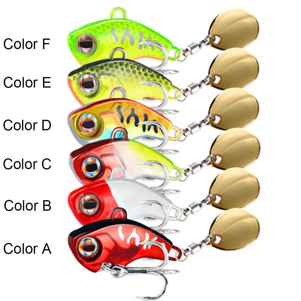 Nanas Logam Umpan Pancing Spinner Tackle Tenggelam Sendok Metal Getar Payet Treble Hook
