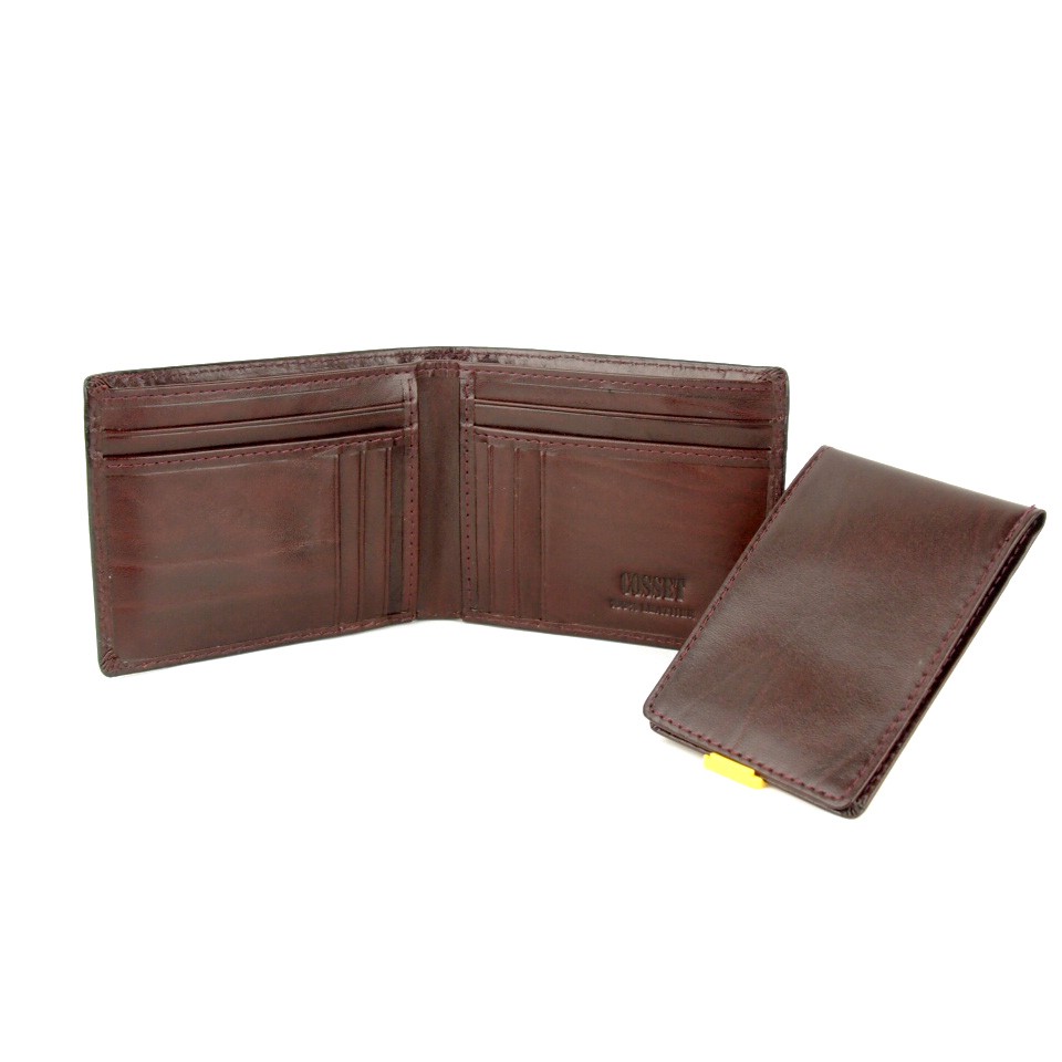DOMPET PRIA KULIT ASLI IMPORT | COSSET UK 14115.332 MAROON