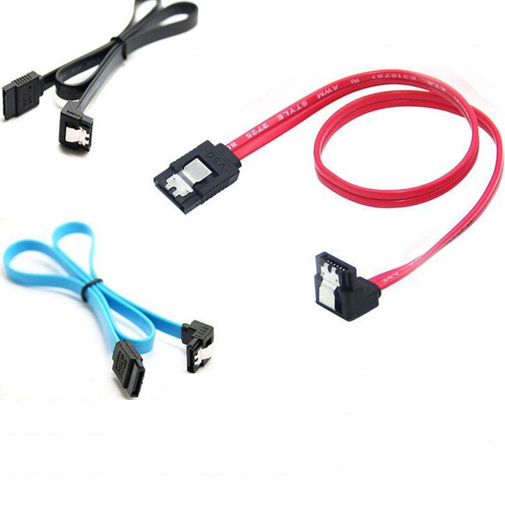 Agustina Konektor Lurus Tembus High Speed 90derajat SATA 2.0 3.0 III Serial ATA 6.0 Gbps Cable Connector Kabel SSD