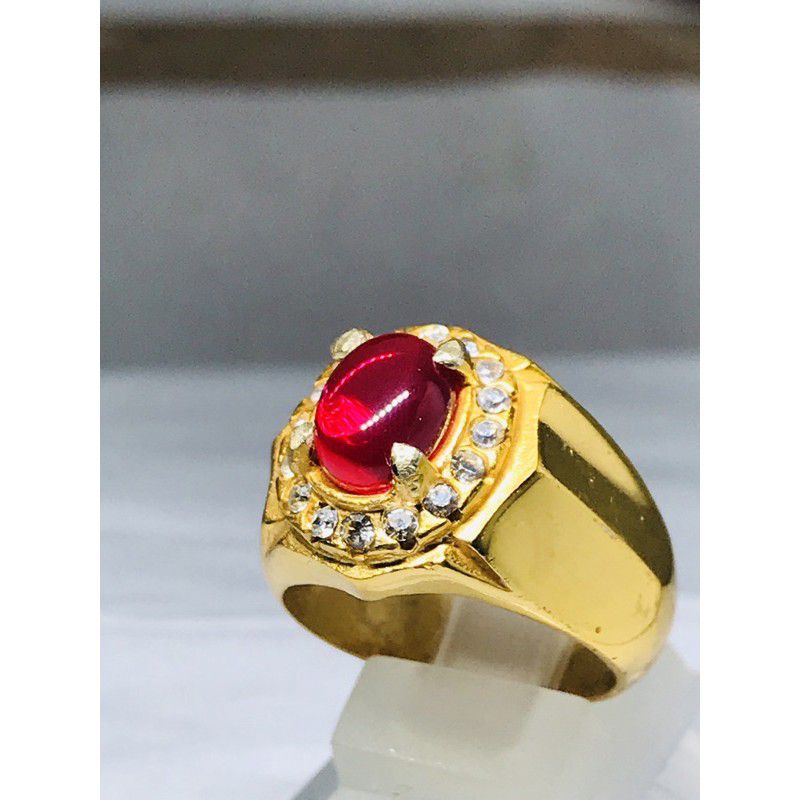BATU CINCIN MERAH SIAM ASLI BANGKOK NATURAL