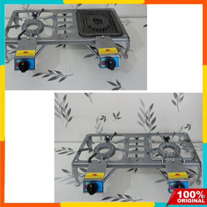 Kompor Cor 2 Tungku Sunrise SR 201 Auto Tap