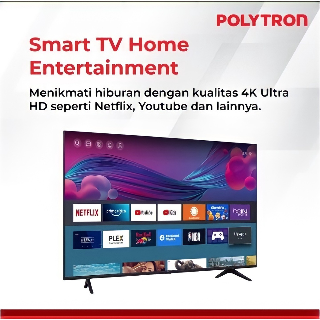 Polytron LED Smart TV 55&quot; 4K Ultra HD UHD PLD 55UV5920 Digital DVB-T2