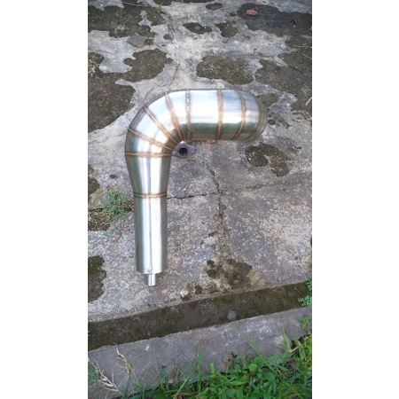 knalpot uberscoot70cc/ 63cc mesin yamamoto/ mesin tempel perahu