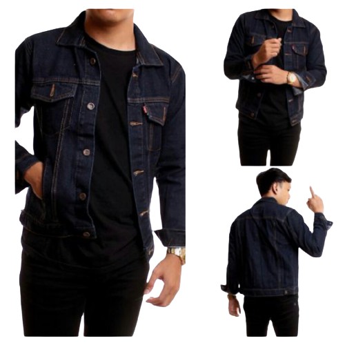 JAKET JEANS PRIA JAKET JEANS TERBARU 2023 TEBAL DISTRO