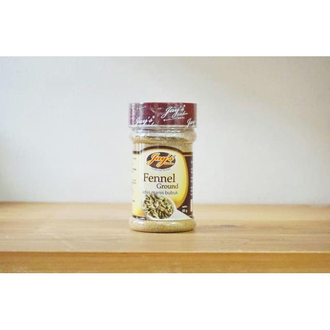 

BERKUALITAS! Jay's Fennel Ground 55g (Adas Manis Bubuk Jays Kitchen)