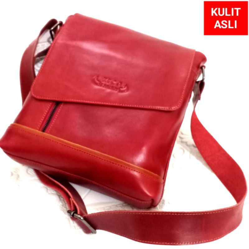 TAS KULIT SAPI ASLI TAS KULIT SELEMPANG KULIT PREMIUM