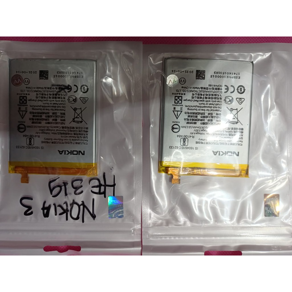 BATRE BATTERY BATERAI NOKIA 3 HE319 ORIGINAL