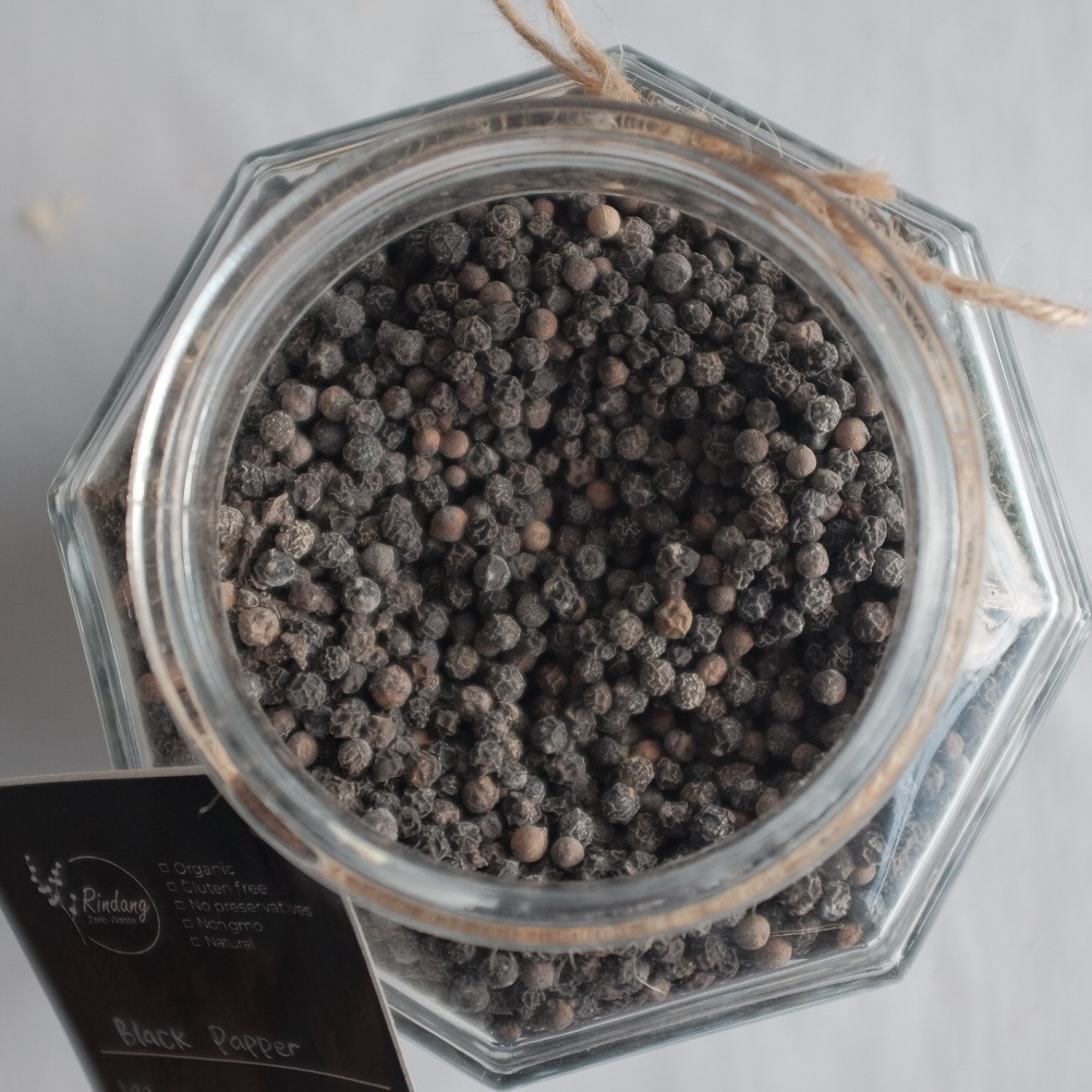 

black pepper/lada hitam utuh 100 gram