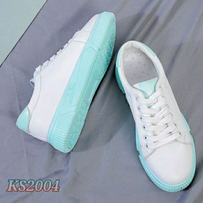 [SALE] LITTLE WHITE SNEAKERS WANITA KOREAN KS2004 IQ #Realstock