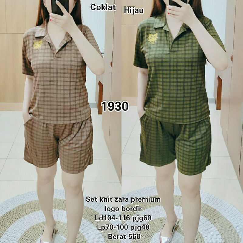 Setelan 1930 Knit Zara Premium