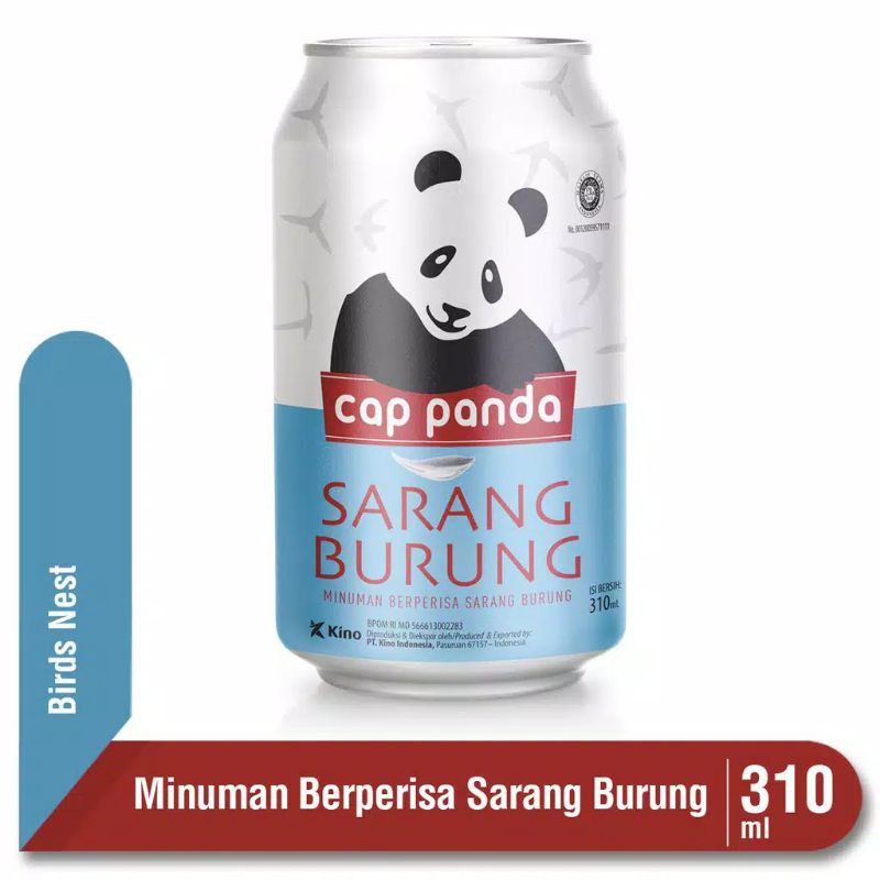 20 Pcs - Cap Panda Sarang Burung 310 ML - Bird's Nest