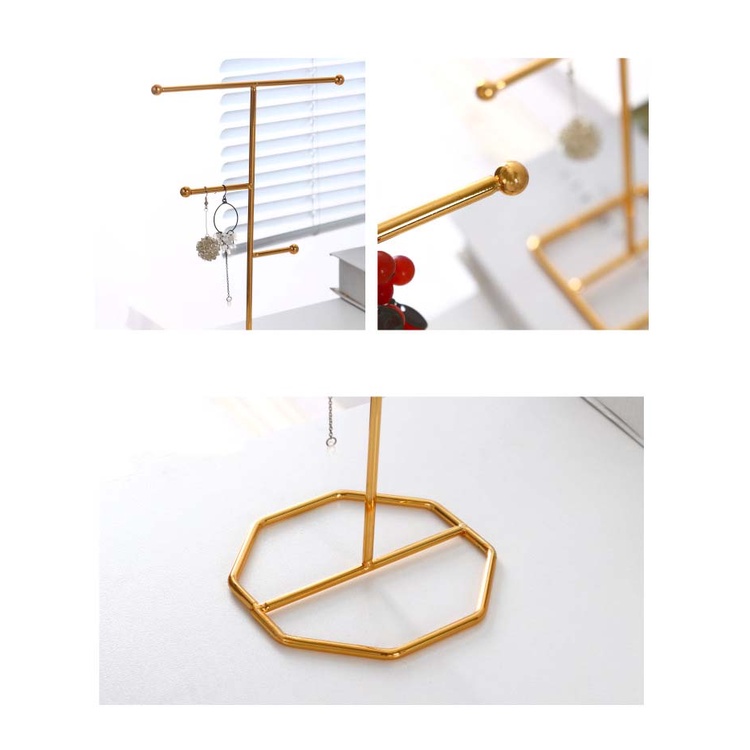 Stand Holder Organizer Perhiasan / Anting Bentuk T