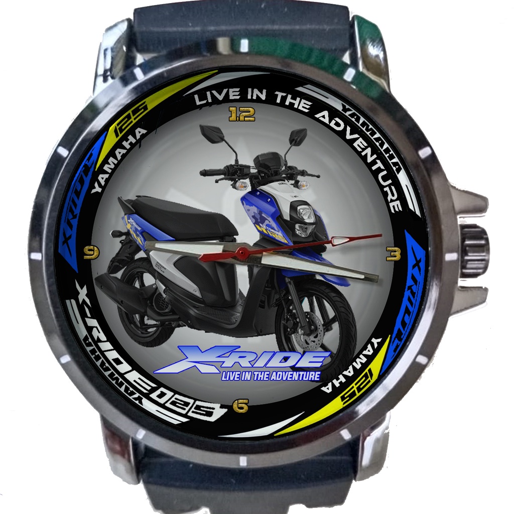 YAMAHA X-RIDE 125 art A Keren JUAL Jam Tangan Analog Pria Santai Custom Photo Logo Gambar