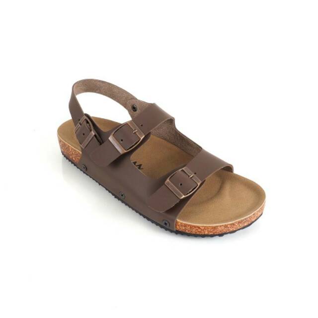 DISC 50% SANDAL KULIT GOODNESS QUIT BROWN